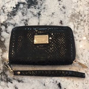 Michael Kors python wristlet